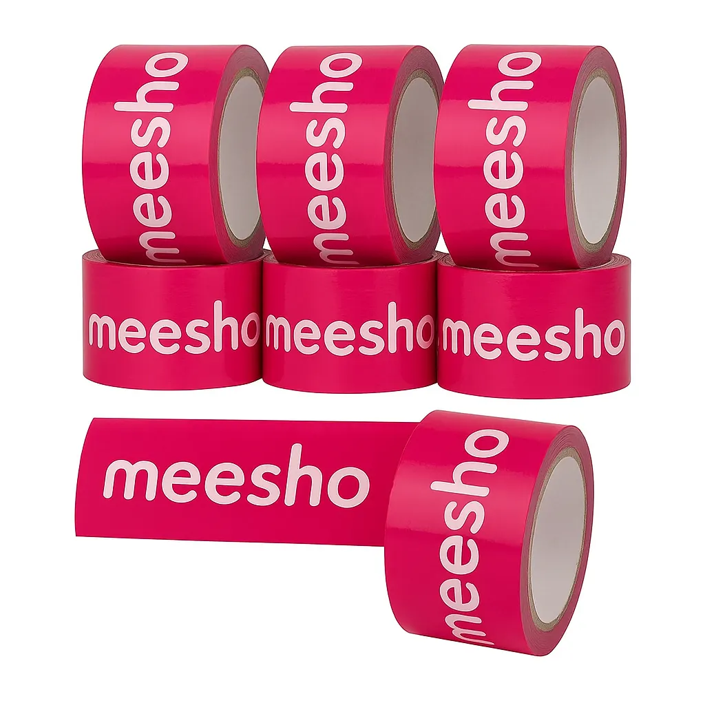 2 in × 80 m Meesho Printed Packing Tape — PackWorks