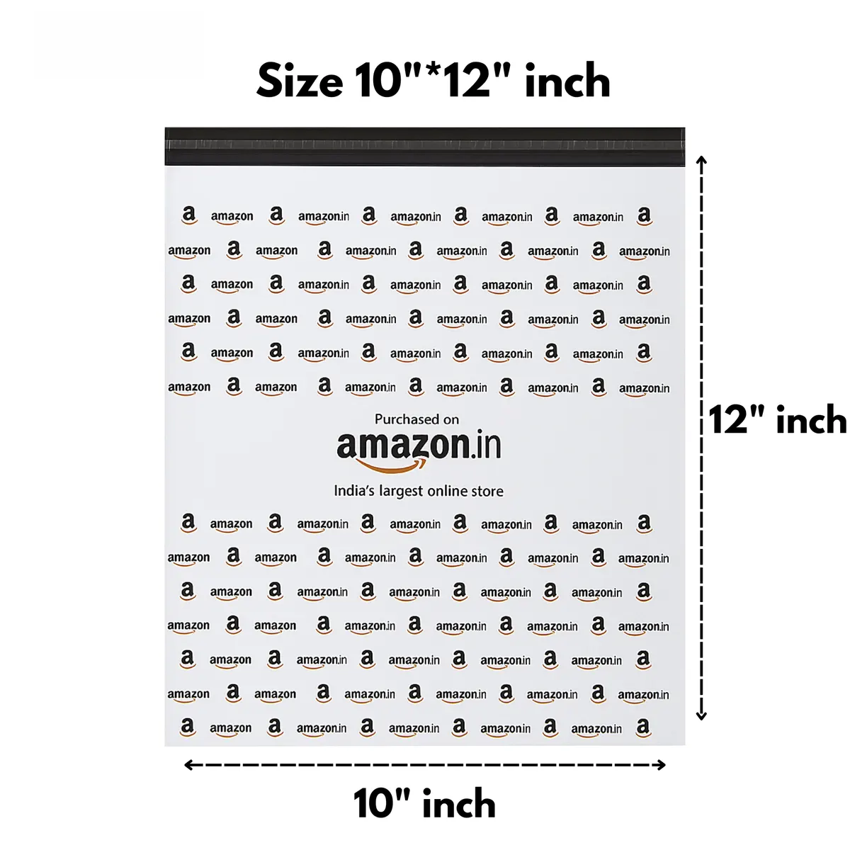 10 × 12 in Amazon Printed Tamper-Proof Courier Bag — PackWorks