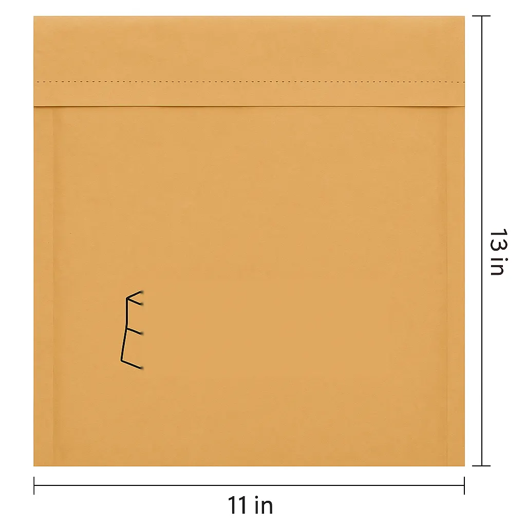 11 × 13 in Kraft Courier Bag — PackWorks