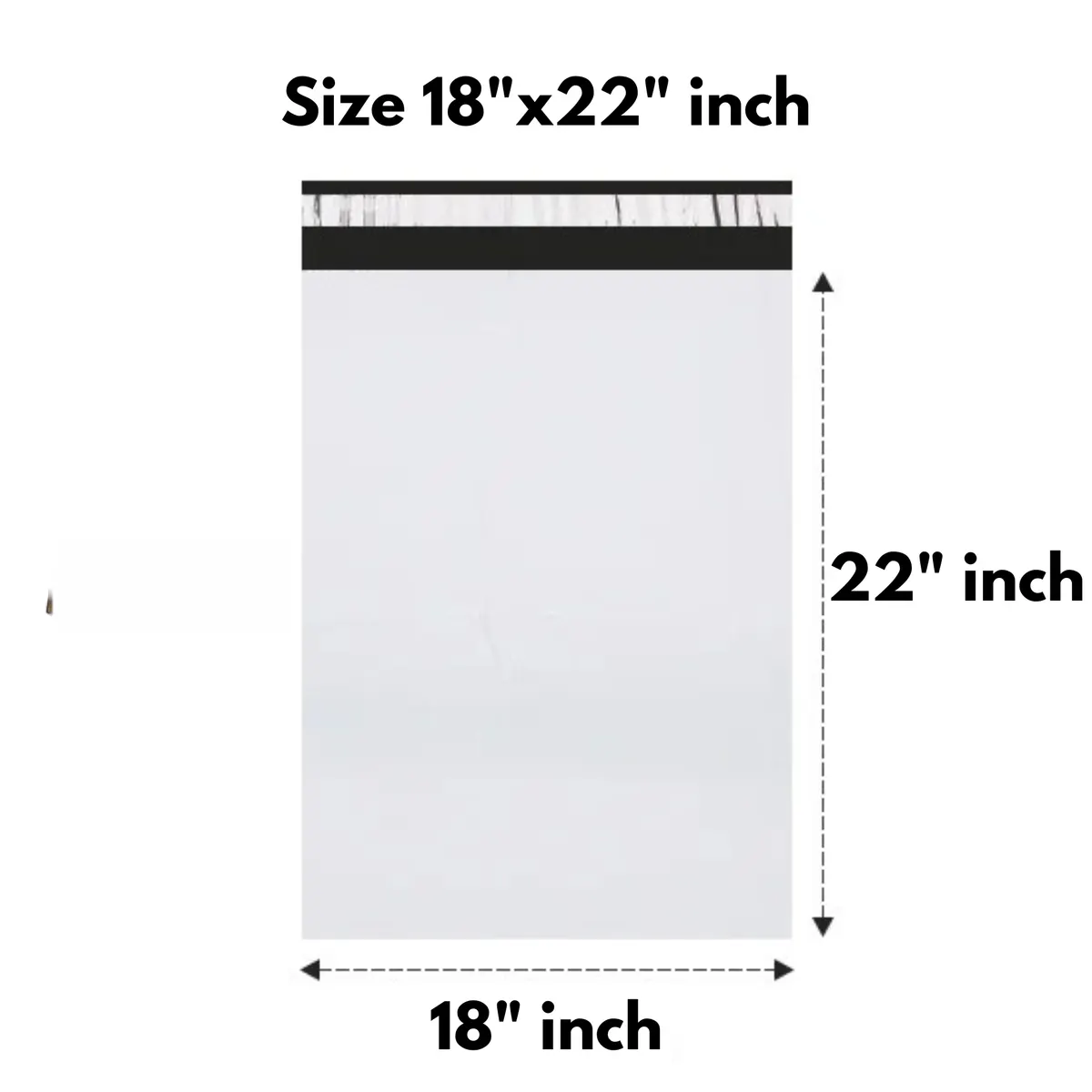 18 × 22 in Tamper-Proof Courier Bag — PackWorks
