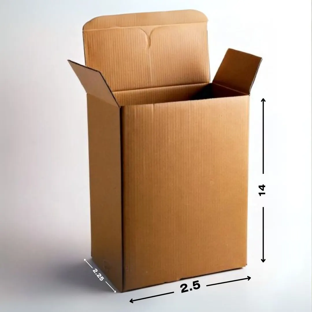 2.5 × 2.25 × 14 in Folding Carton — PackWorks
