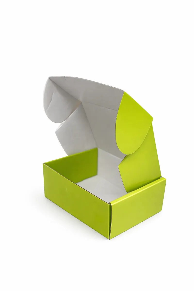 Spring Leaf Green Colour Mailer Box — PackWorks
