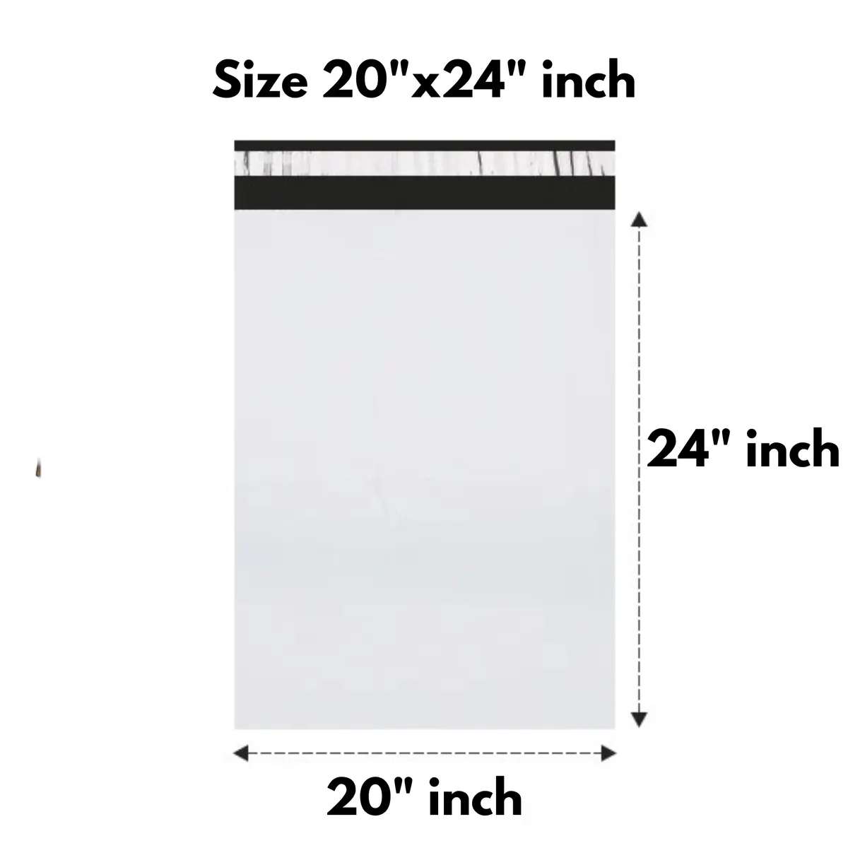 20 × 24 in Tamper-Proof Courier Bag — PackWorks