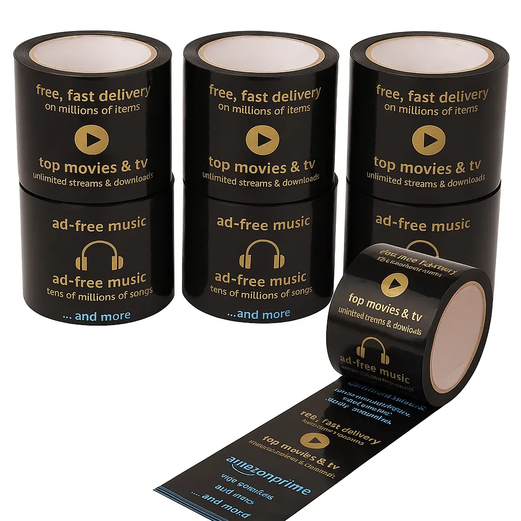 2 in × 80 m Amazon Printed Packing Tape — PackWorks