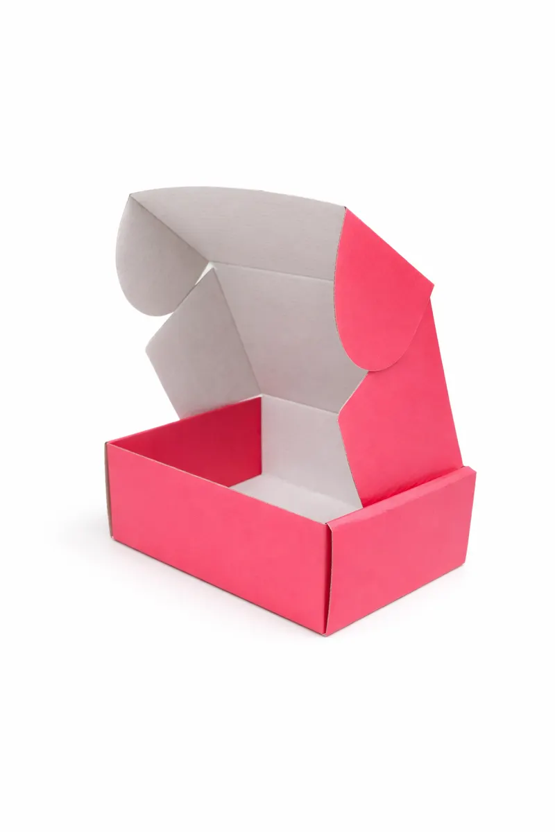 Rose Petal Pink Colour Mailer Box — PackWorks