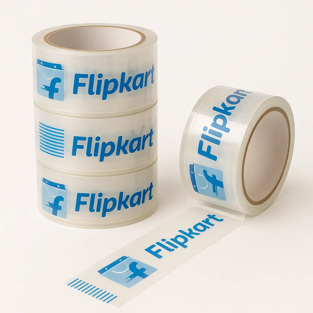 2 in × 80 m Flipkart Printed Packing Tape — PackWorks